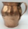Hand Wrought Copper Tankard W/ Applied Handle - 1800s, 8