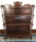 Vintage 1940s Mahogany Stairstep Bookcase - 36