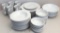 Misc. Set Of White Dinnerware - Gibson, World Market Etc.