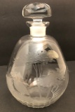 Queen Lace Germany Crystal - African Safari, Decanter, 6½