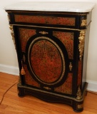 Boulle Cabinet W/ Marble Top - Early 1800s, Figural Ormolu & More, Fine Wir