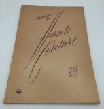 Fashion Designer Book - Créations De Houte Couture, Robes, Hiver 1954, No.8