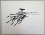 Arthur Mayfield Kraft Lithograph - Don Quixote De La Mancha, Signed & Numbe