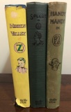 3 Oz Books - Handy Mandy In Oz By Ruth Plumly Thompson 1937, Speedy In Oz B