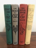 4 Oz Books By L. Frank Baum - Tik-Tok Of Oz 1914, The Royal Book Of Oz 1921