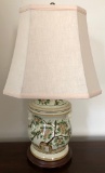 Vintage Hand Painted Lamp - 23