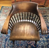 Vintage Spindle Tavern Type Chair - Was In Sen. Reed's Office, 28