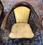 Vintage Mahogany Spindle Chair - As Found, 35