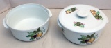 2 Haviland Limoges Casseroles W/ 1 Lid