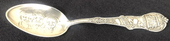 Sterling Souvenir Spoon - Georgia, .78 Ozt