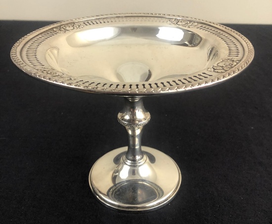 Mueck-Carey Co. Sterling Weighted Compote - 6½"x7", 9.70 Ozt