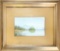 Antique Watercolor - Swan Island Loch Lomond, 15½