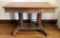 Antique Oak Library Table W/ Drawer - 42