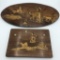 2 Inlaid Plaques