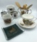 3 Evesham Ramekins; 2 Royal Worcester Egg Cups; 1937 Coronation Cup & Sauce