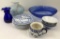Blue Art Glass Bowl - 13