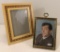 Vintage Frame W/ Dean Martin Photo; Inlaid Frame