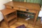 Mission Style Desk W/ 2 Drawers - As Found, 48x23