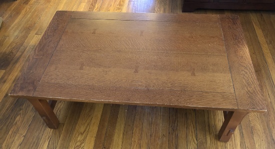 Mission Style Coffee Table - 50"x30"x16" - LOCAL PICKUP ONLY