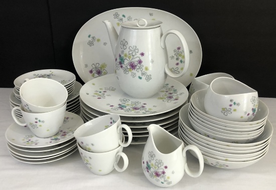 Continental China - Raymond Loewy Gayety Pattern, 6 Dinner Plates (10½"), 6
