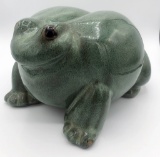 Large Pottery Frog - 6½