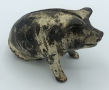 Small Iron Pig Bank - 4½