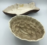 Ironstone Food Mold - Fish, 11½