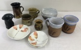 11 Signed Art Pottery Studio Pieces