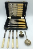 12-piece Fish Set In Box; 4 Individual Butter Knives; 2 Spoons