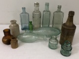 13 Antique Bottles