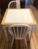 Tile-Top Breakfast Table W/ 2 Chairs - 31