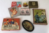 2 Vintage Games - As Found; 6 Decks Vintage Playing Cards; Rubber Duckie; M