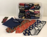 40+ Vintage Men's Neckties; Men's Hankies