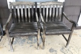 2 Rustic Wooden Chairs - As Found - LOCAL PICKUP ONLY