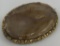 Fine Vintage Scottish Agate Brooch - Gold Filled, Circa 1870