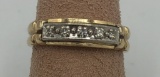 14kt Gold & Diamond Ring, 3.4g, Size 6½
