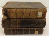 3 Medical Books - The New Dispensatory, 4th Edition, 1794, Average Conditio