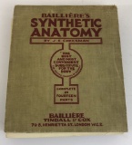 Medical Book - Bailliere's Synthetic Anatomy, J. E. Cheesman, 1929