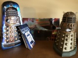 Doctor Who - Dalek Items - Tin, Collector Tokens, Bubble Bath ( Empty ), Le