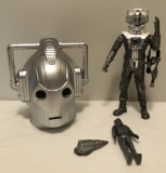 Doctor Who - 2 Cybermen Action Figures, Cyberman Head Bank