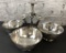 3 Revere Style Silverplated Bowls; 5-piece Silverplated Epergne - 11