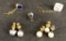 8 Misc. Men's Tie Pins - Some Gold & Pearl