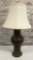 Heavy Antique Bronze Lamp - 32