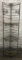 Corner Baker's Rack - Iron & Brass W/ Glass Shelves, 86