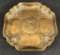 Antique Bronze Tray W/ Cherub - 4¾