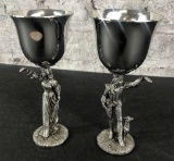 Silverplated Romeo & Juliet Goblets - 6¾