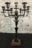 2-piece 7-cup Silverplated Candelabra - 19