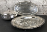 Silverplated Tray W/ Trophy Engraving - 12