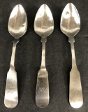 3 Appleton Coin Silver Spoons - 1.64 Ozt