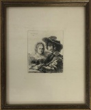 Rembrandt Restrike Etching From Copperplate By Amand Durand (1831-1905) - R